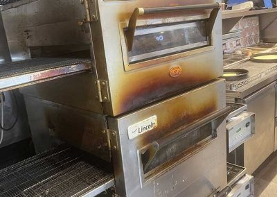 Expoline dual ovens dirty Before